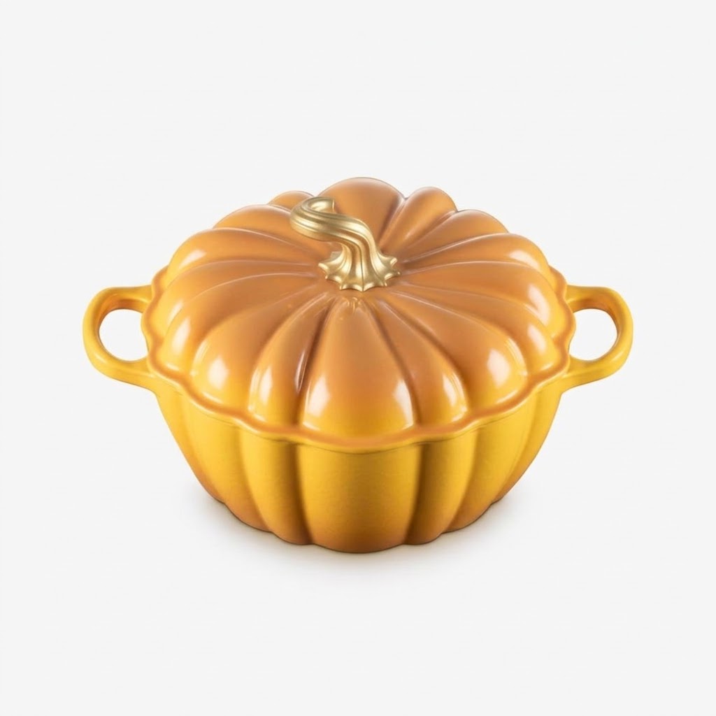 Cocotte Citrouille en fonte émaillée