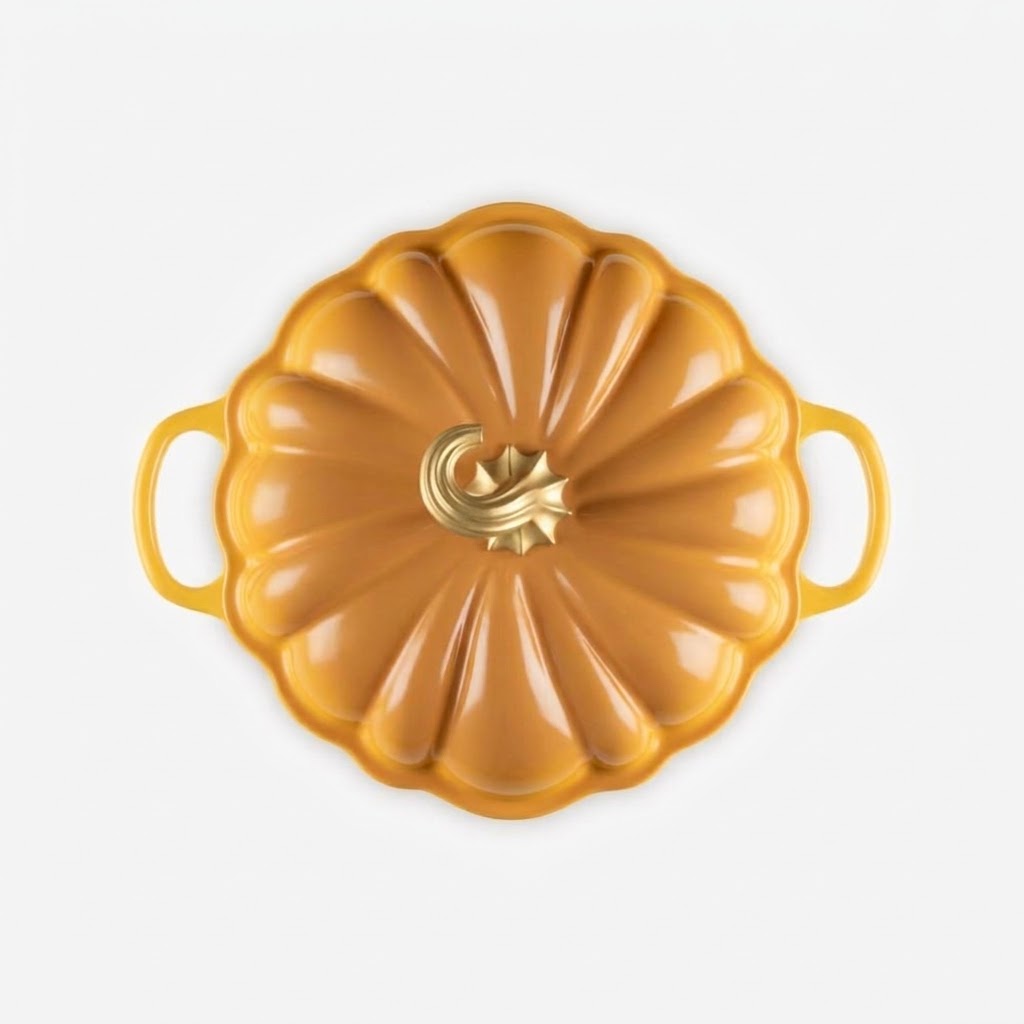 Cocotte Citrouille en fonte émaillée