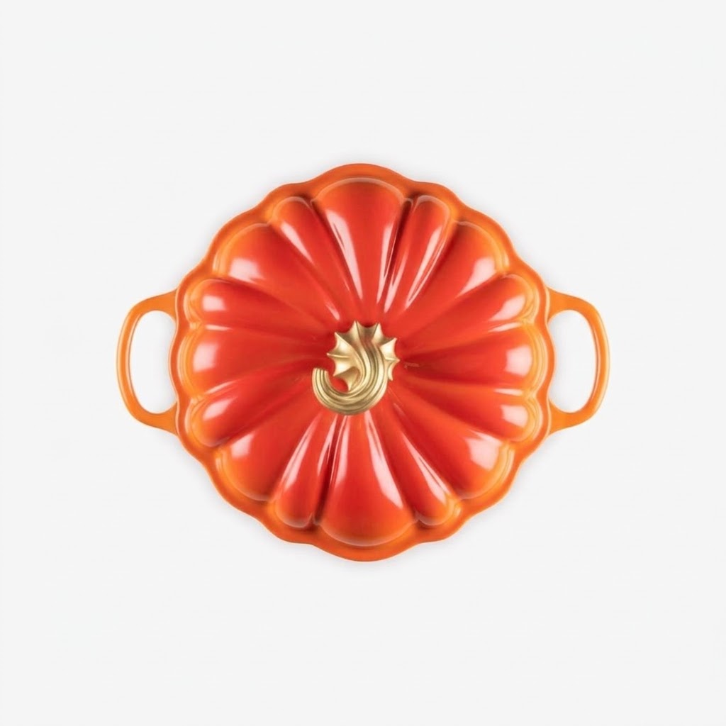 Cocotte Citrouille en fonte émaillée